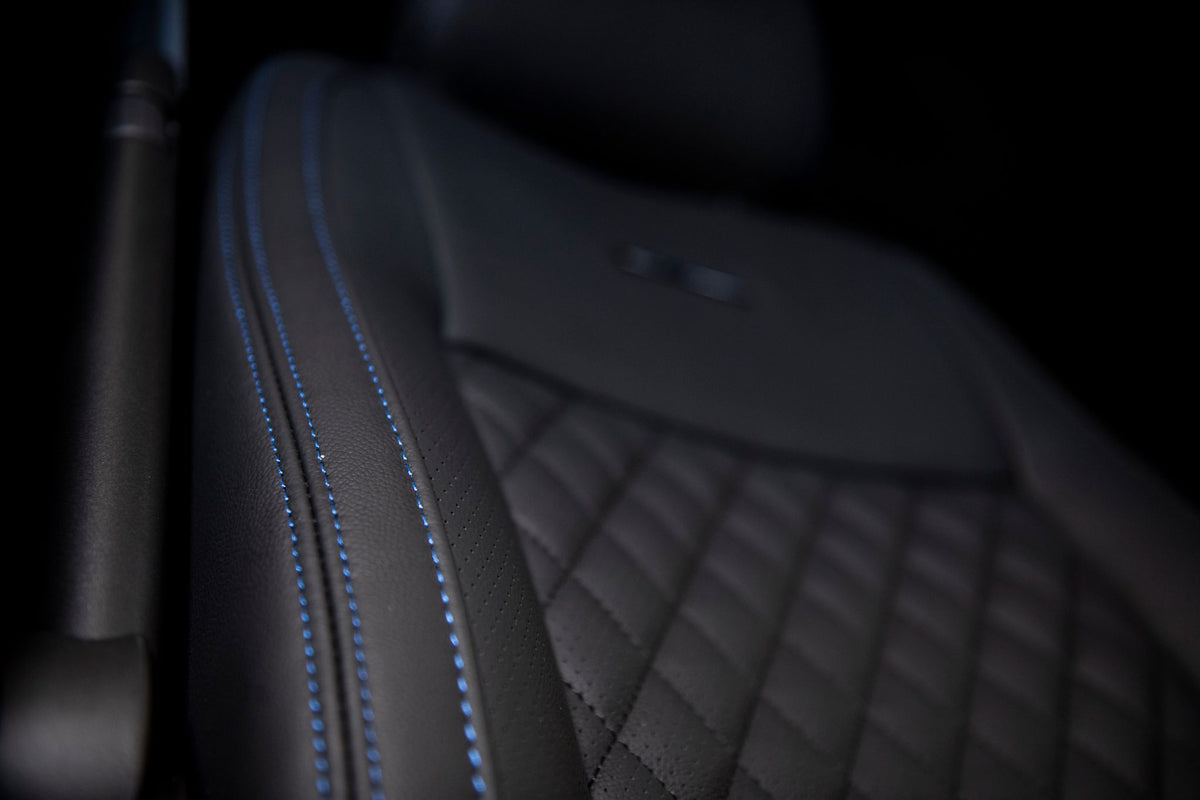 Bentley Blue Leather