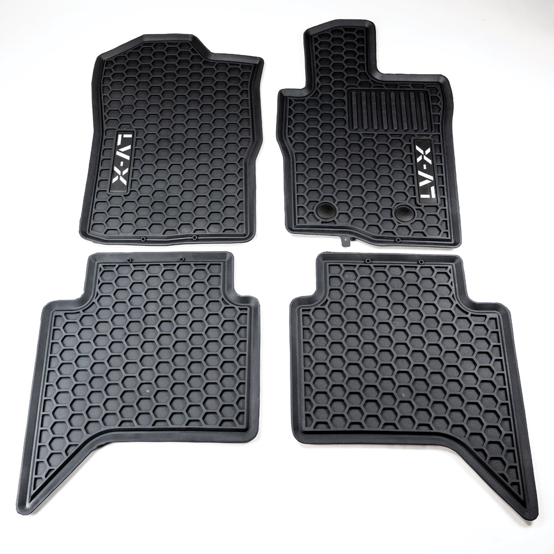 Leighton Heavy Duty 2.5D Rubber Mat Set for Volkswagen Amarok & Ford Ranger 2023 Onwards