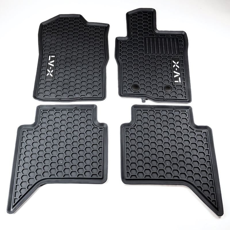 Leighton Heavy Duty 2.5D Rubber Mat Set for Volkswagen Amarok & Ford Ranger 2023 Onwards