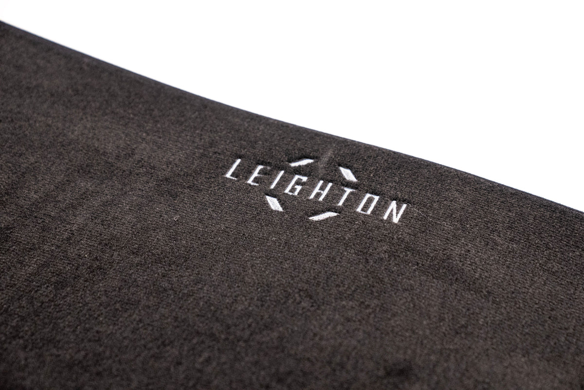 Leighton Monochrome Rear Load Mat for VW T5/T6/T6.1 LWB - Luxury Tailored Velour Carpet Mat