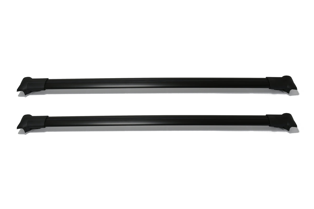 Black Cross Bars by Leighton Vans - For ford transit custom 2023