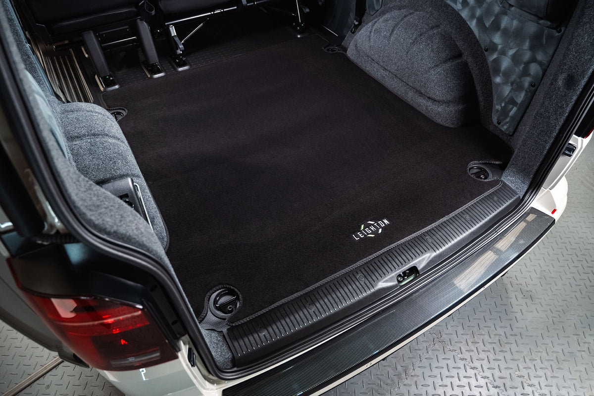 Leighton SWB Rear Load Mat for VW T5/T6/T6.1 Kombi Vans - Luxury Tailored Cargo Mat