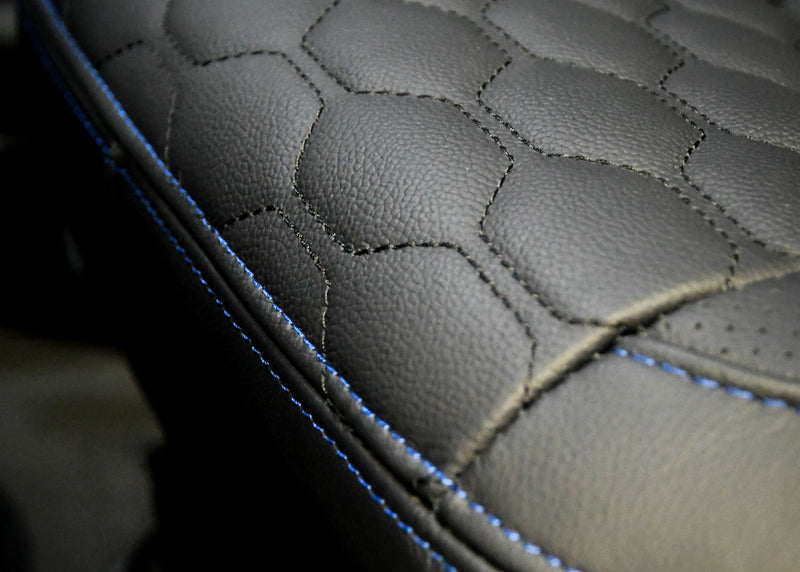 Hex Blue Leather
