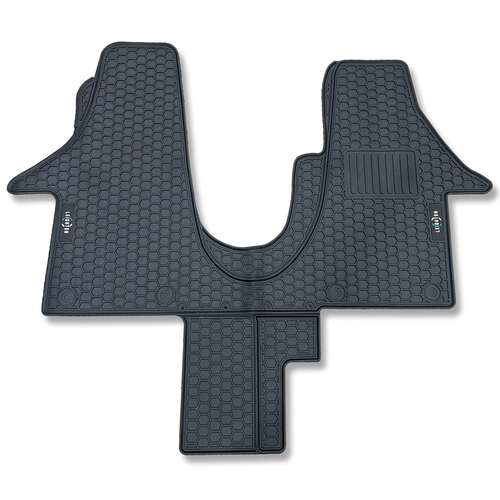 Leighton Heavy Duty Front Rubber Floor Mats – T6&T6.1 / 1+1&1+2 Compatible