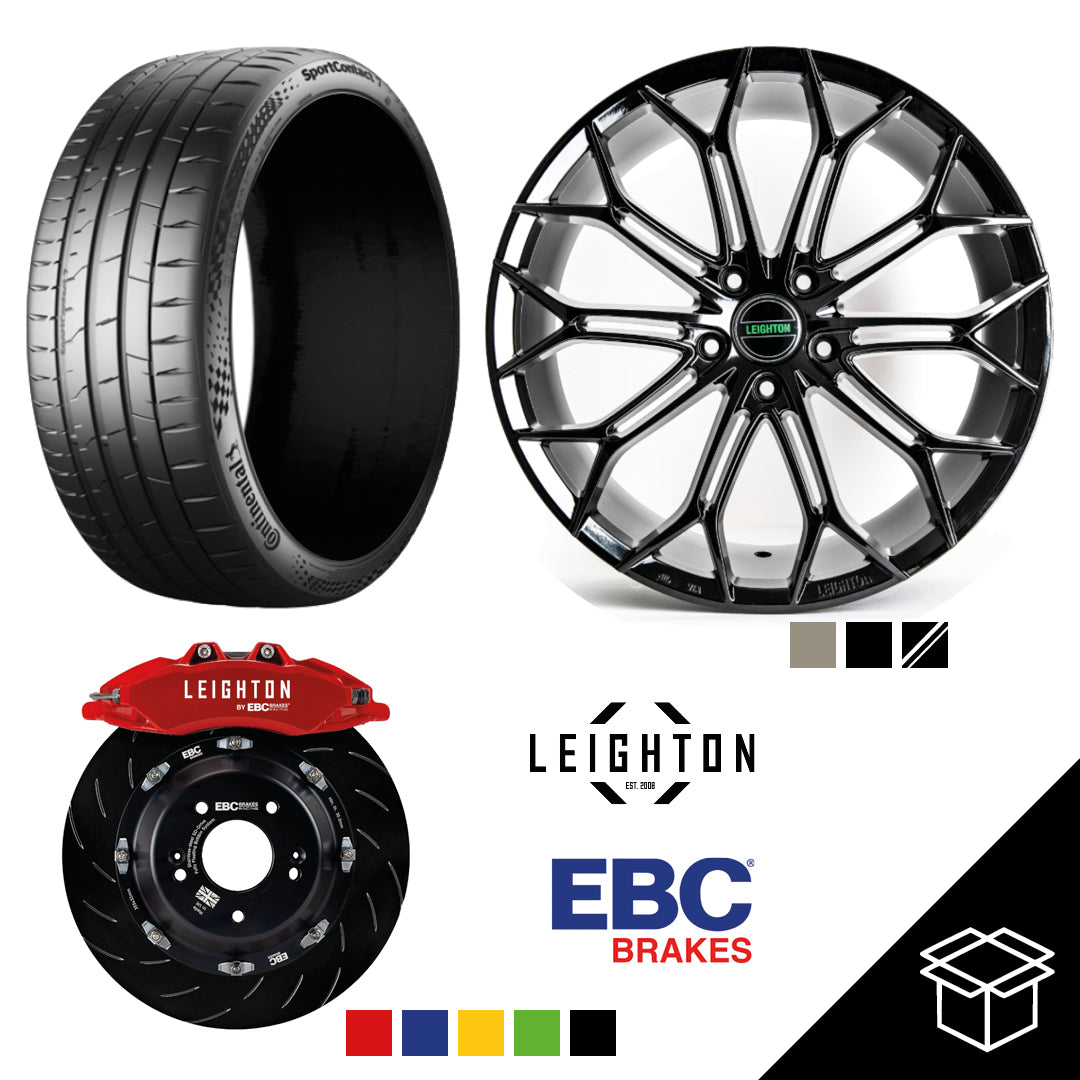 EBC Big Brake Kit + LV-1 20" Alloy wheels + Tyre Package