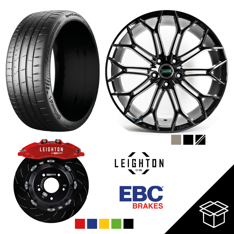 EBC Big Brake Kit + LV-1 20" Alloy wheels + Tyre Package