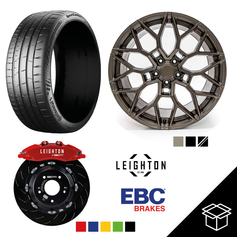 EBC Big Brake Kit + LV-2 20" Alloy wheels + Tyre Package