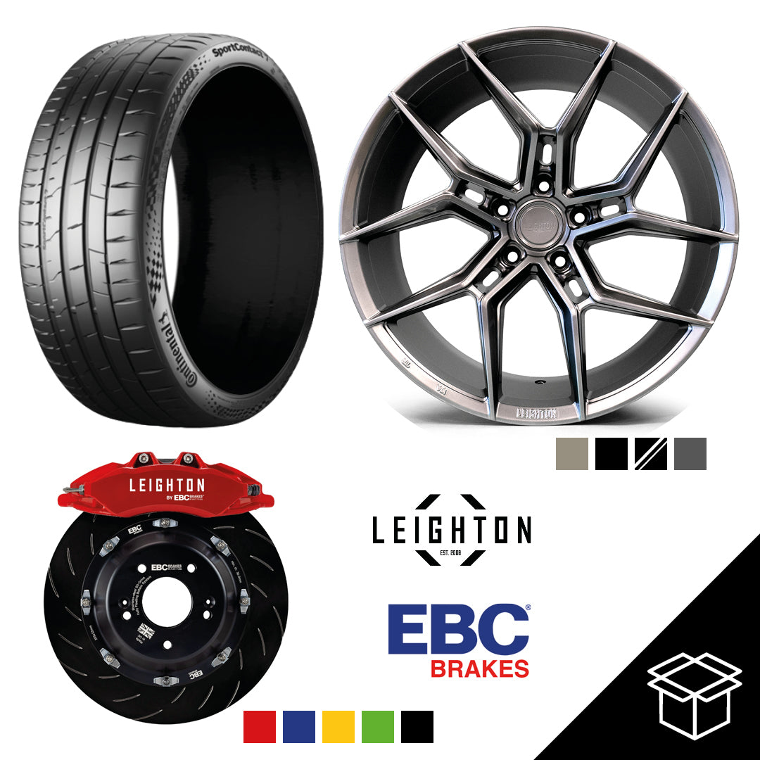 EBC Big Brake Kit + LV-3 20" Alloy wheels + Tyre Package