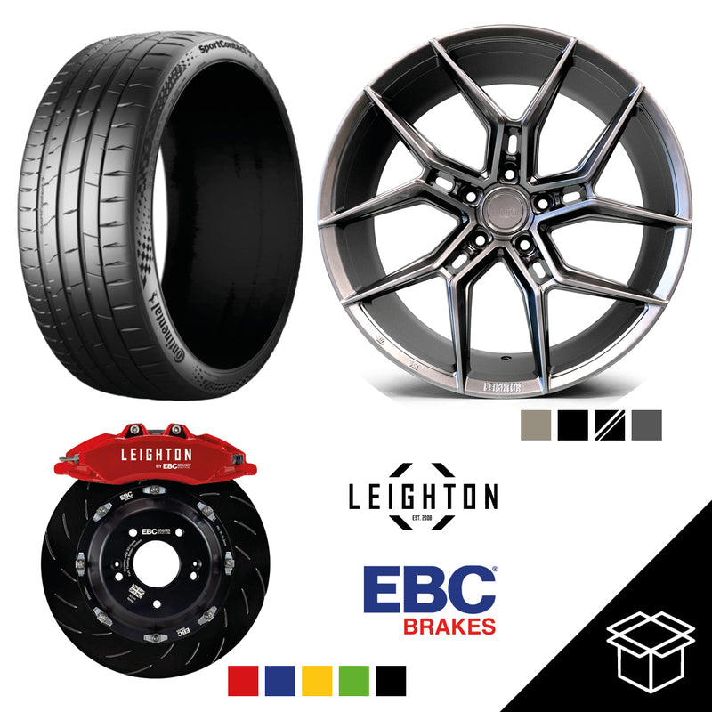 EBC Big Brake Kit + LV-3 20" Alloy wheels + Tyre Package