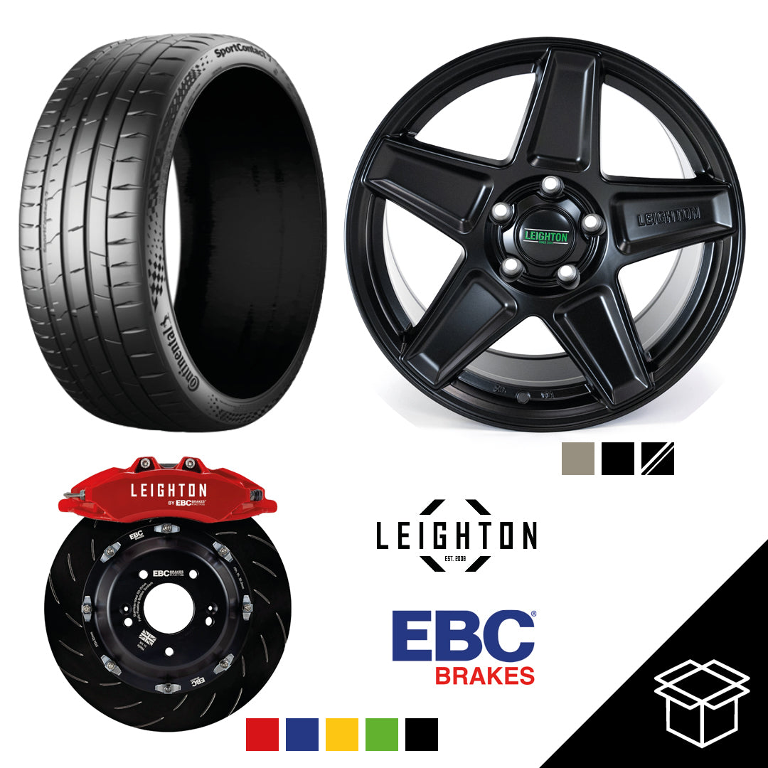 EBC Big Brake Kit + LV-4 20" Alloy wheels + Tyre Package