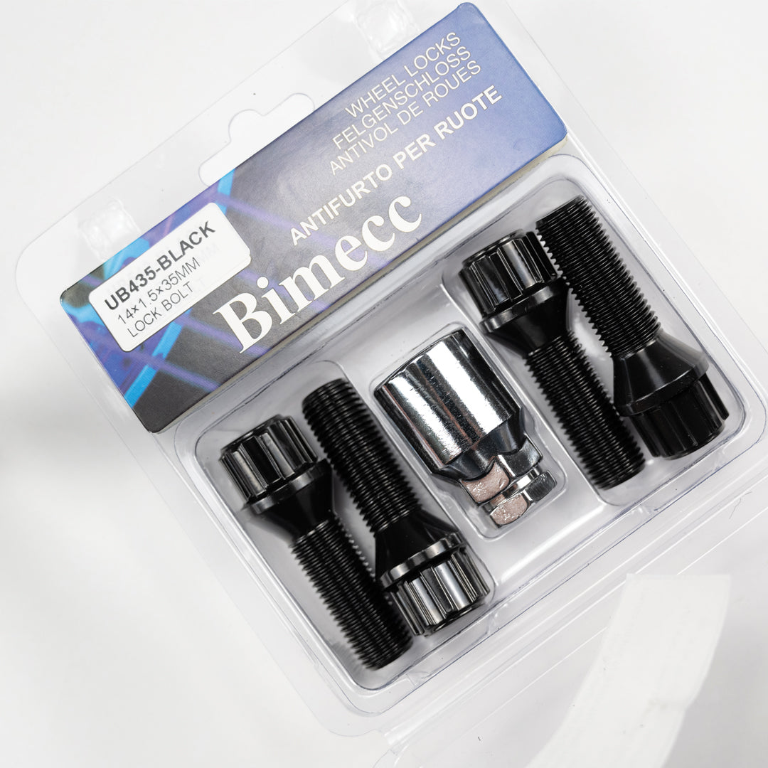 Bimecc Locking Wheel Nut and Bolt Set With Key