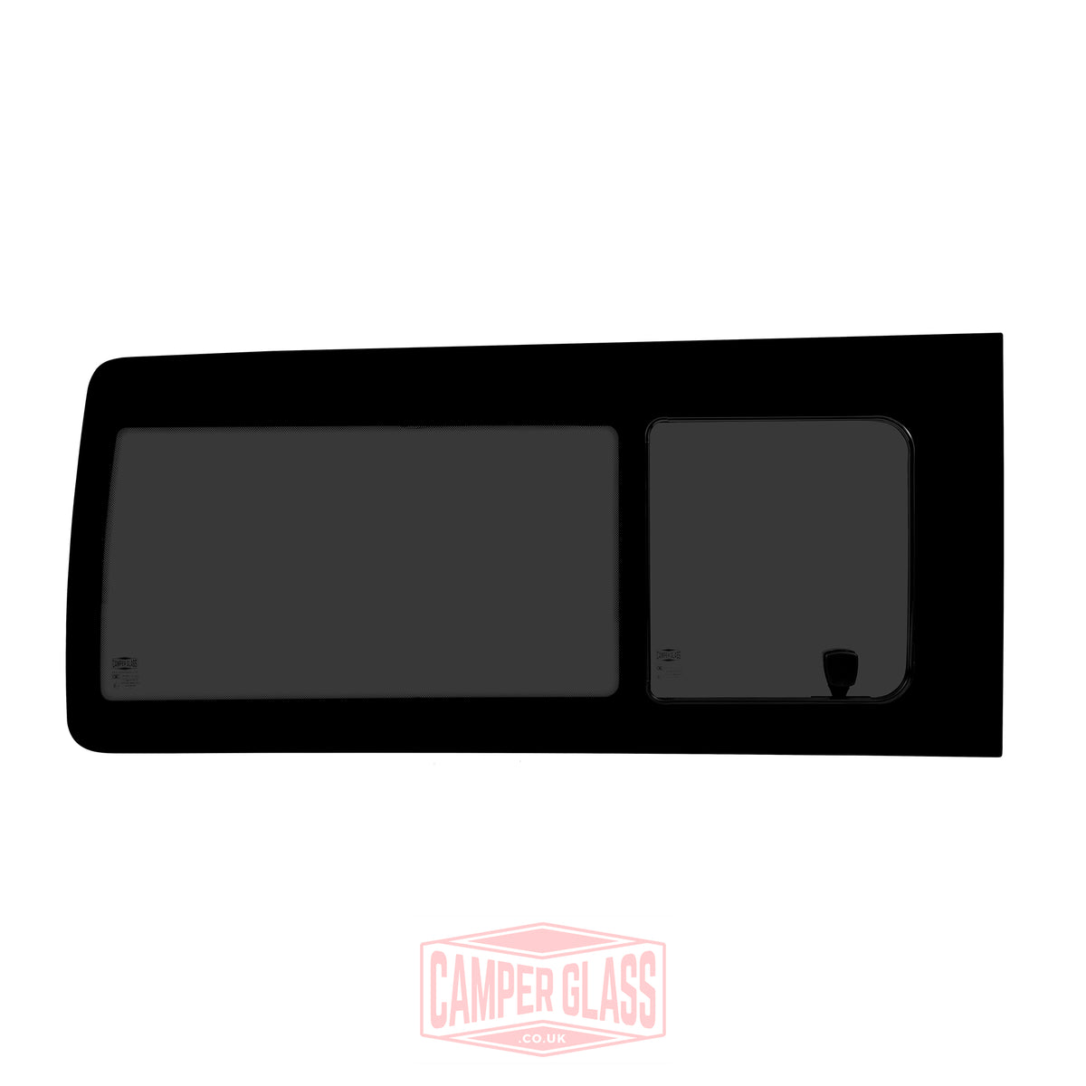 Camper Glass LWB Driver Side Rear Quarter Sliding Opening Window for VW T5, T5.1, T6 & T6.1 - by Camper Glass