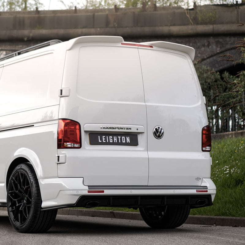 Painted LV-R Barn Door Rear Spoiler by Leighton Vans (for VW T6 & T6.1)