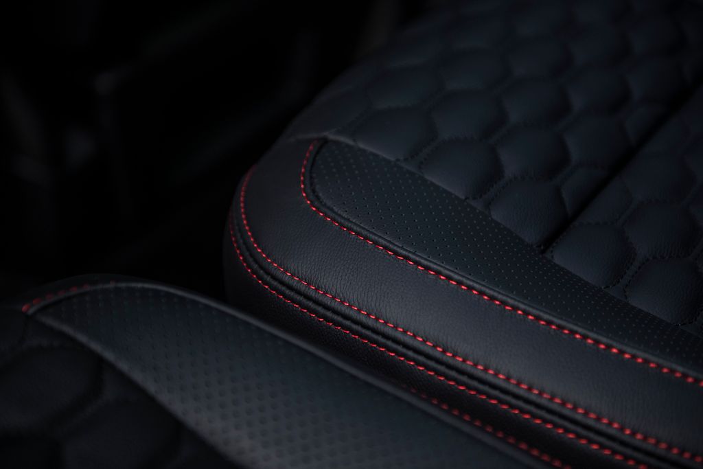 Hex Red Leather