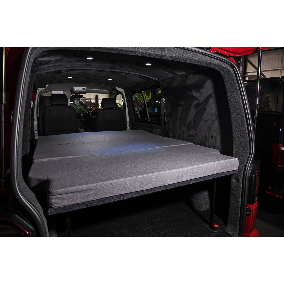 Fortywinks Carpeted Bed & Mattress for VW T5 T6 T6.1 LWB by Forty Winks