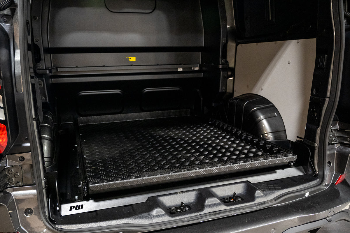 Fortywinks Slideaway Sliding Tray System for New Ford Transit Custom L1 & VW New Transporter SWB