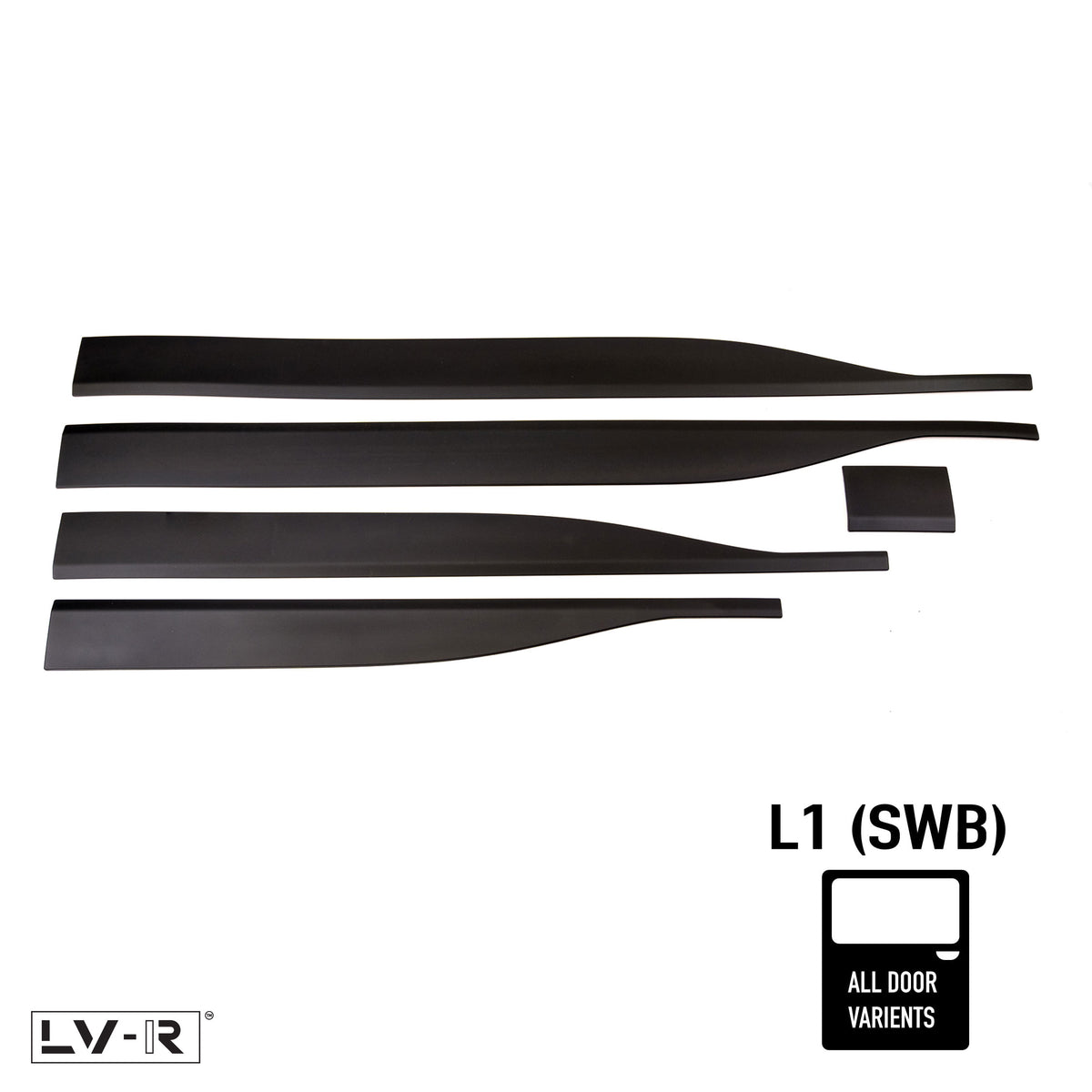 LV-RF™ Door Protectors - TÜV-Certified for VW New Transporter T7 SWB by Leighton Vans
