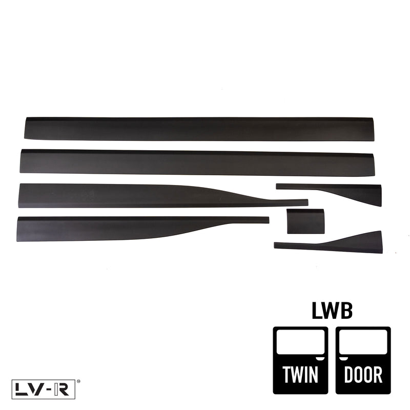 LV-R™ Door Protectors – For VW Transporter T7 LWB with Twin Sliding Doors