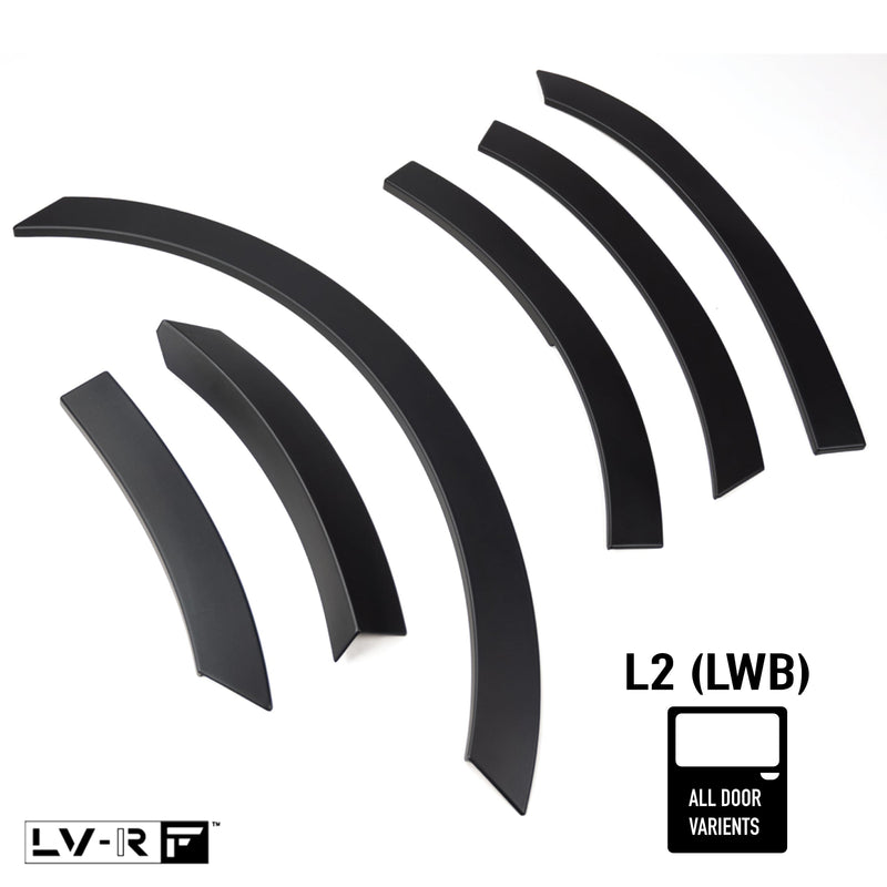 LV-RF™ Wheel Arches - TÜV-Certified for Ford Transit Custom L2 (LWB) by Leighton Vans