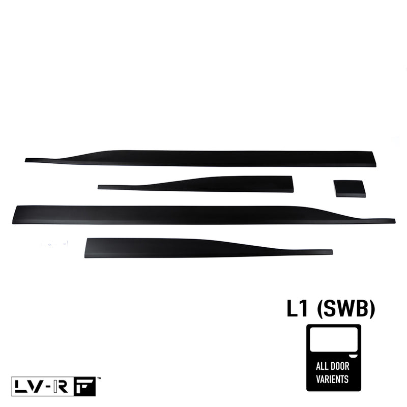LV-RF™ Door Protectors - TÜV-Certified for Ford Transit Custom L1 (SWB) by Leighton Vans