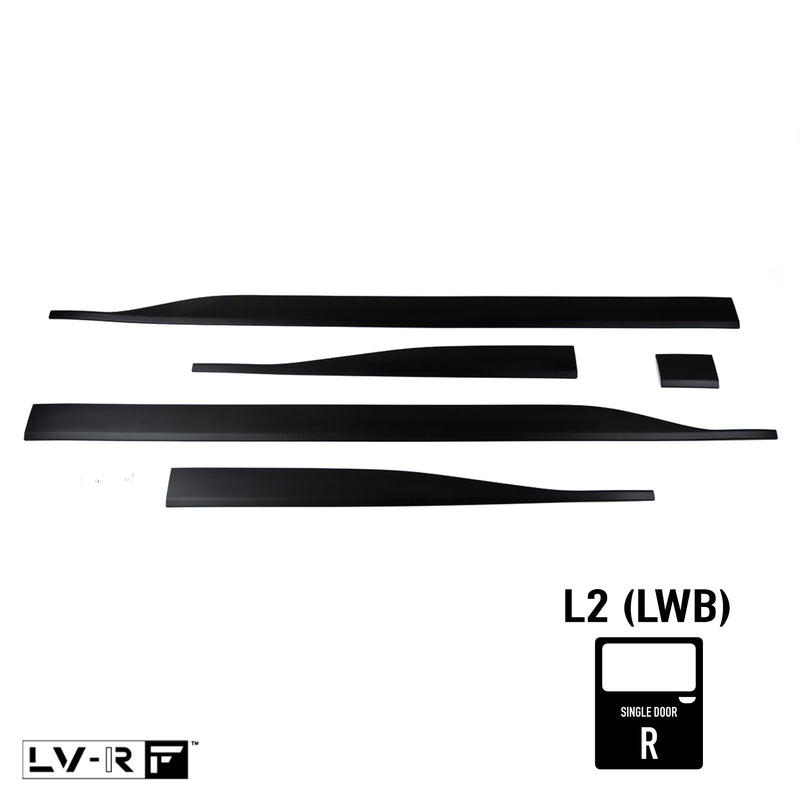 LV-RF™ Door Protectors - TÜV-Certified for Ford Transit Custom L2 (LWB) Right Single Door (EU) by Leighton Vans