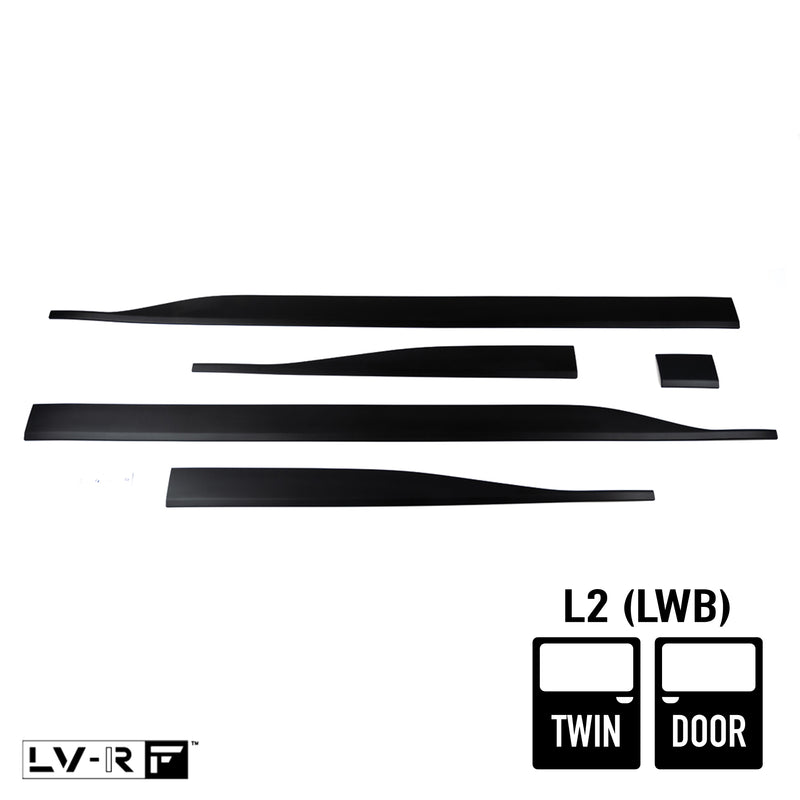 LV-RF™ Door Protectors - TÜV-Certified for Ford Transit Custom L2 (LWB) Twin Door by Leighton Vans