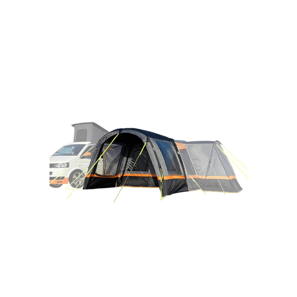 Cocoon Breeze Campervan Awning Extension - Charcoal & Orange