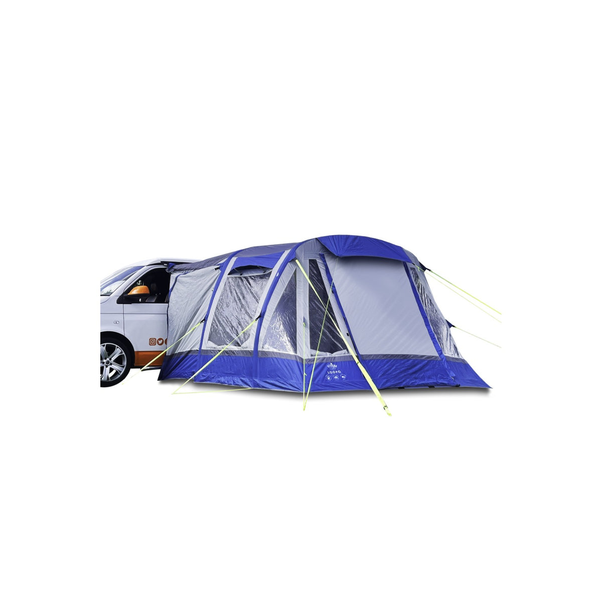 Loopo Breeze v2 Campervan Awning (Blue/ Grey)