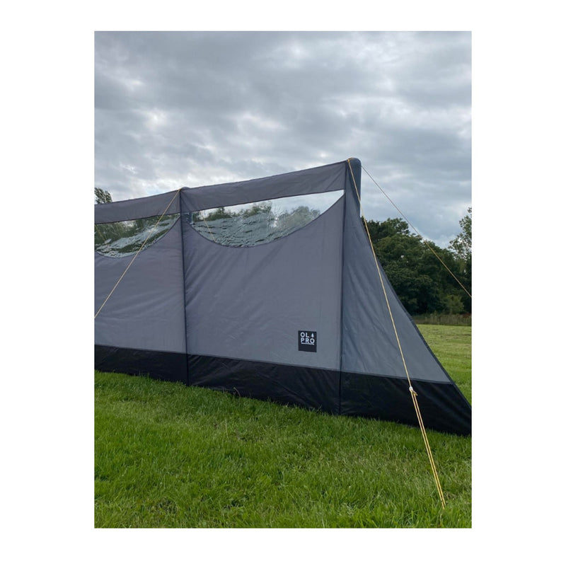 Inflatable Charcoal Windbreak