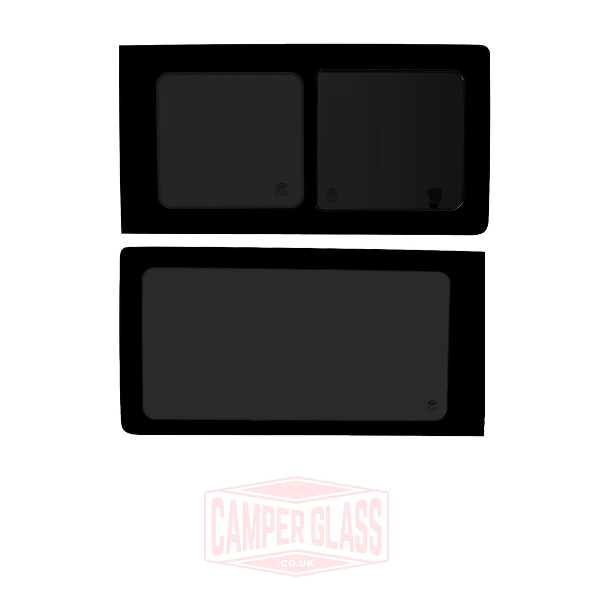Camper Glass VW T5/T6 Driver & Passenger Privacy Glass Pack - by Leighton