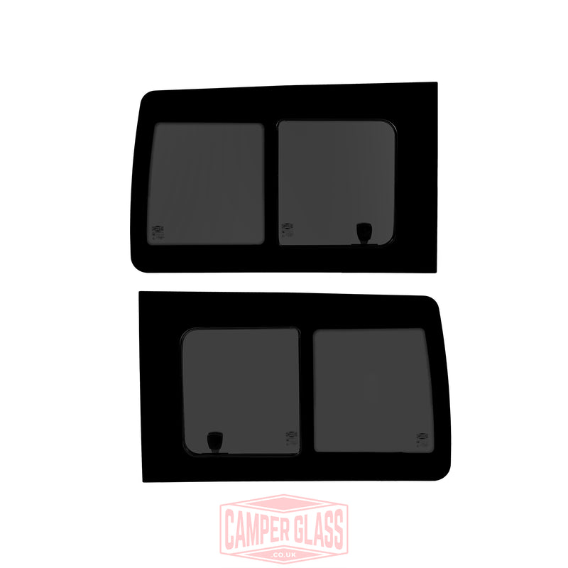 Camper Glass SWB Rear Quarter Sliding Opening Windows for VW T5, T5.1, T6 & T6.1 by Camper Glass