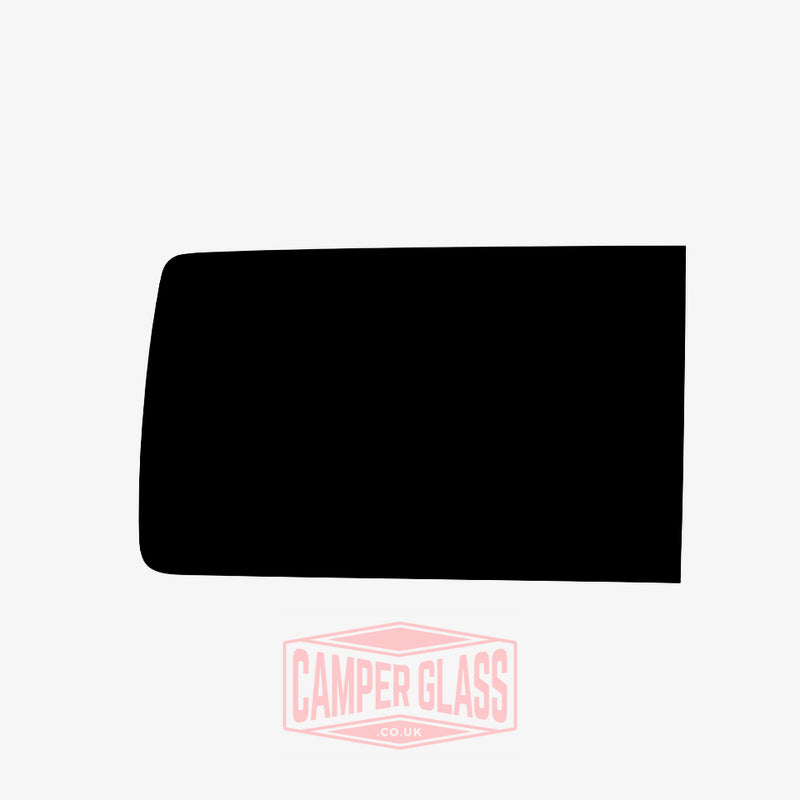Camper Glass SWB Driver Side Fixed Rear Window - Fake Total Blackout Window (for VW T5, T5.1, T6 & T6.1) by Leighton Vans