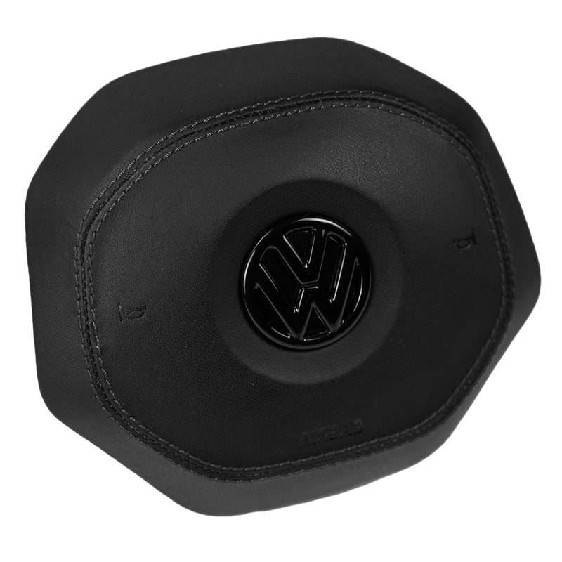 Leighton Vans T6.1 Leather Airbag Cover (Black Stitch)