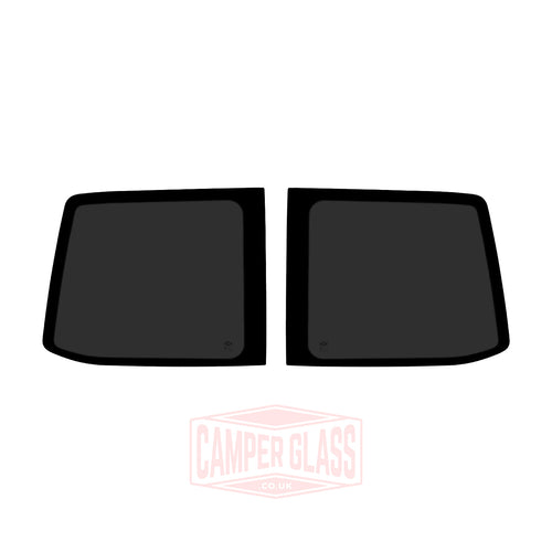 Camper Glass Barn Door Windows - Pair for VW T6 & T6.1 by Panoramic