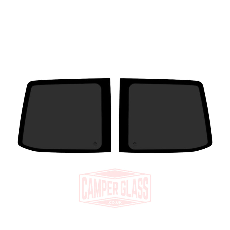 Camper Glass Barn Door Windows - Pair for VW T6 & T6.1 by Panoramic